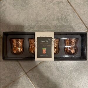 Hammered Finish Shot Glasses Set